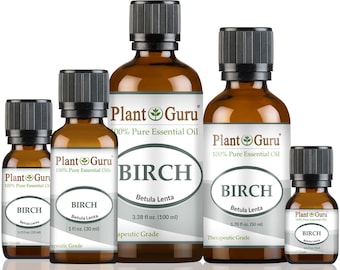 Birch Essential Oil 100% Pure Natural Therapeutic Grade, Betula Lenta, Bulk Wholesale For Skin, Soap, Candle and Diffuser