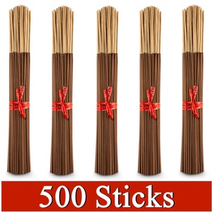 200 Unscented Incense Sticks 11 Inch - 100% Natural Joss And Bamboo 11...