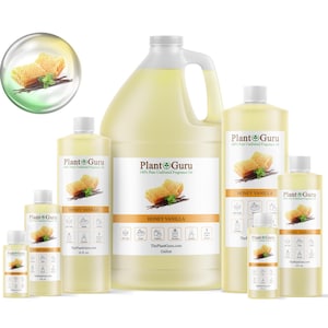 Honey Vanilla Fragrance Oil Scented Oils For Body Butter, Candle Making, Soap Making, Perfume and Diffuser. Bulk Wholesale