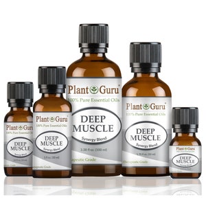 Deep Muscle Synergy Essential Oil Blend 100% Pure, Undiluted, Therapeutic Grade.