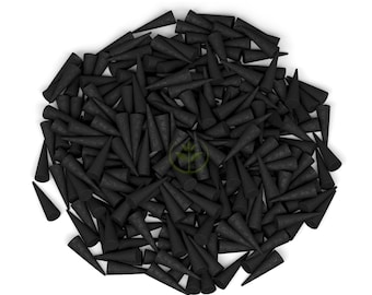 Unscented Charcoal Incense Cones 2" TOPFLOW Bulk For Waterfall Burner Holder - Great for DIY Aromatherapy Incense Making.