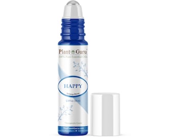 Happy Essential Oil Blend Roll On 10 ml. 100% Pure Therapeutic Grade Aromatherapy Oils.