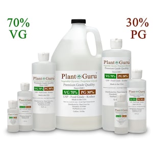 70/30 VG PG Blend Vegetable Glycerin & Propylene Glycol USP Kosher Food Grade Liquid Bulk