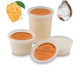 Mango Butter 100 Pure Organic Raw Unrefined Great For Skin, Body, Face, Hair Available in 8 oz, 16 oz and 32 oz.