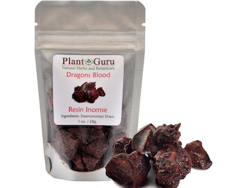 1 oz. Dragons Blood Resin Granular Incense 100% Pure Natural Daemonorops Draco Aromatic Gum Rock Wicca Bulk Wholesale