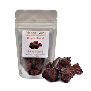 1 oz. Dragons Blood Resin Granular Incense 100% Pure Natural Daemonorops Draco Aromatic Gum Rock Wicca Bulk Wholesale