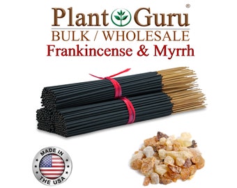 FRANKINCENSE AND MYRRH Incense Sticks 11" Handmade Hand Dipped Bulk Wholesale