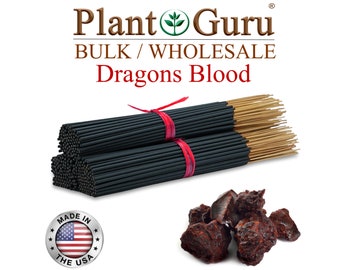 DRAGONS BLOOD Incense Sticks 11" Handmade Hand Dipped Bulk Wholesale