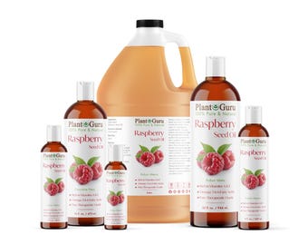 Red Raspberry Seed Oil Cold Pressed Unrefined Virgin 100% Pure Natural