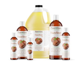 Hazelnut Oil Cold Pressed 100% Pure Natural Carrier Refined
