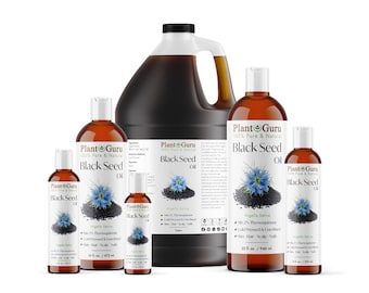Aceite de semilla de comino negro prensado en frío Nigella sativa puro sin refinar Kalonji a granel