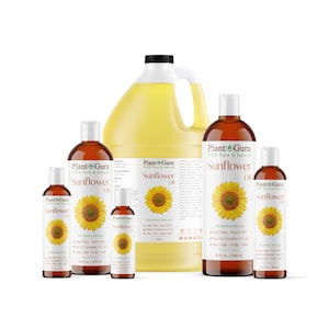 Sunflower Seed Oil HIGH OLEIC Cold Pressed Refined 100% Pure Natural Bild 1