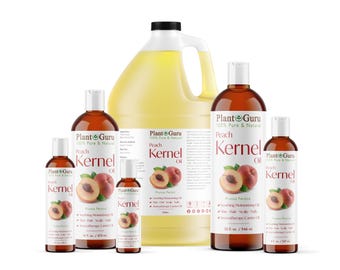 Peach Kernel Oil Expeller Cold Pressed 100% Pure Natural Refined