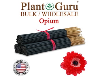 OPIUM Incense Sticks 11" Handmade Hand Dipped Bulk Wholesale