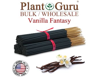 VANILLA FANTASY Incense Sticks 11" Handmade Hand Dipped Bulk Wholesale