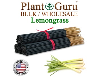 LEMONGRASS Incense Sticks 11" Handmade Hand Dipped Bulk Wholesale