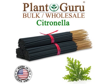 CITRONELLA Incense Sticks 11" Handmade Hand Dipped Bulk Wholesale