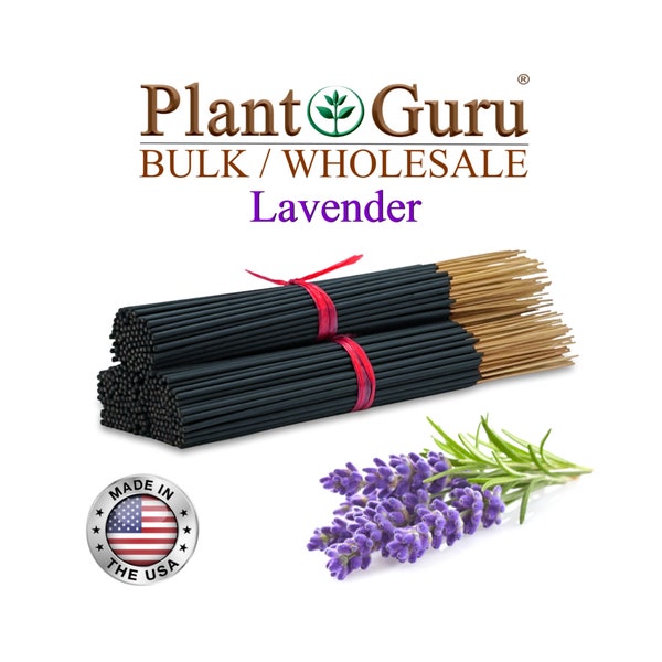 LAVENDER Incense Sticks 11" Handmade Hand Dipped Bulk Wholesale