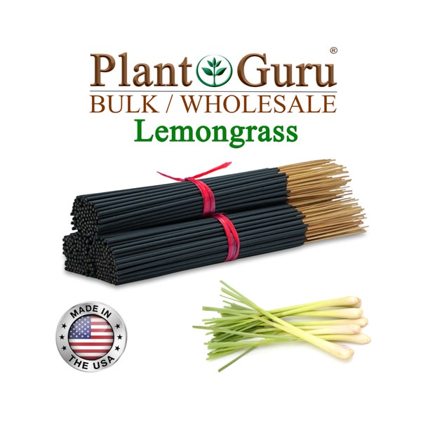 LEMONGRASS Incense Sticks 11" Handmade Hand Dipped Bulk Wholesale