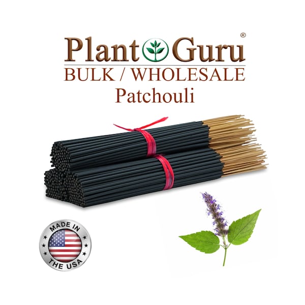 PATCHOULI Incense Sticks 11" Handmade Hand Dipped Bulk Wholesale