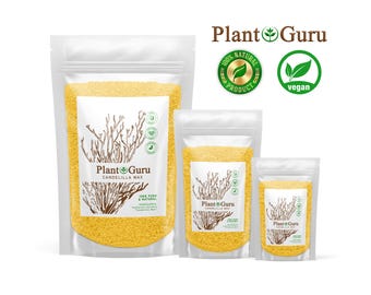 Candelilla Wax Pellets 100% Pure Natural Vegan Wax For Soap, Candles, Lip Balm, Creams, Lotion , Body Butter Making. Beeswax Substitute