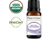 USDA Organic Lavender Essential Oil 10 ml. 100 Pure Undiluted Therapeutic Grade. Best Aromatherapy Oils