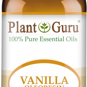 Vanilla Essential Oil 10 Fold Oleoresin 100% Pure Natural Therapeutic Grade, Vanilla Planifolia, Bulk For Skin, Soap, Candle and Diffuser 30 ml. / 1 fl oz.