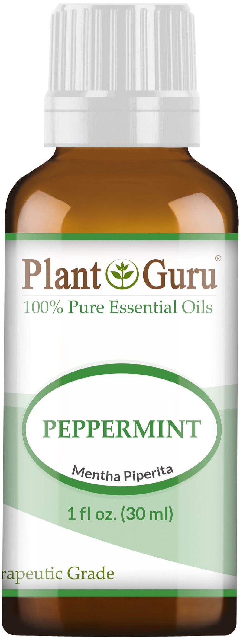 Peppermint Essential Oil 100% Pure Natural Therapeutic Grade, Mentha Piperita, Bulk Wholesale Available For Skin, Soap, Candle and Diffuser 30 ml. / 1 fl oz.