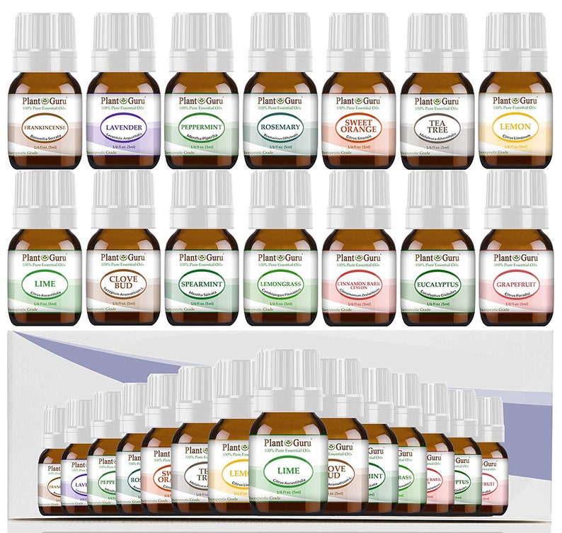 Essential Oil Set 14 5 ml. 100% Pure Therapeutic Grade Oils For Skin, Hair, Aromatherapy Diffuser and Soap Making. image 2