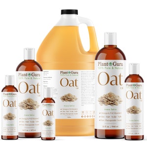 Oat Oil 100% Pure Natural Carrier For Skin, Face, Hair and Massage