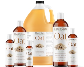 Oat Oil 100% Pure Natural Carrier For Skin, Face, Hair and Massage