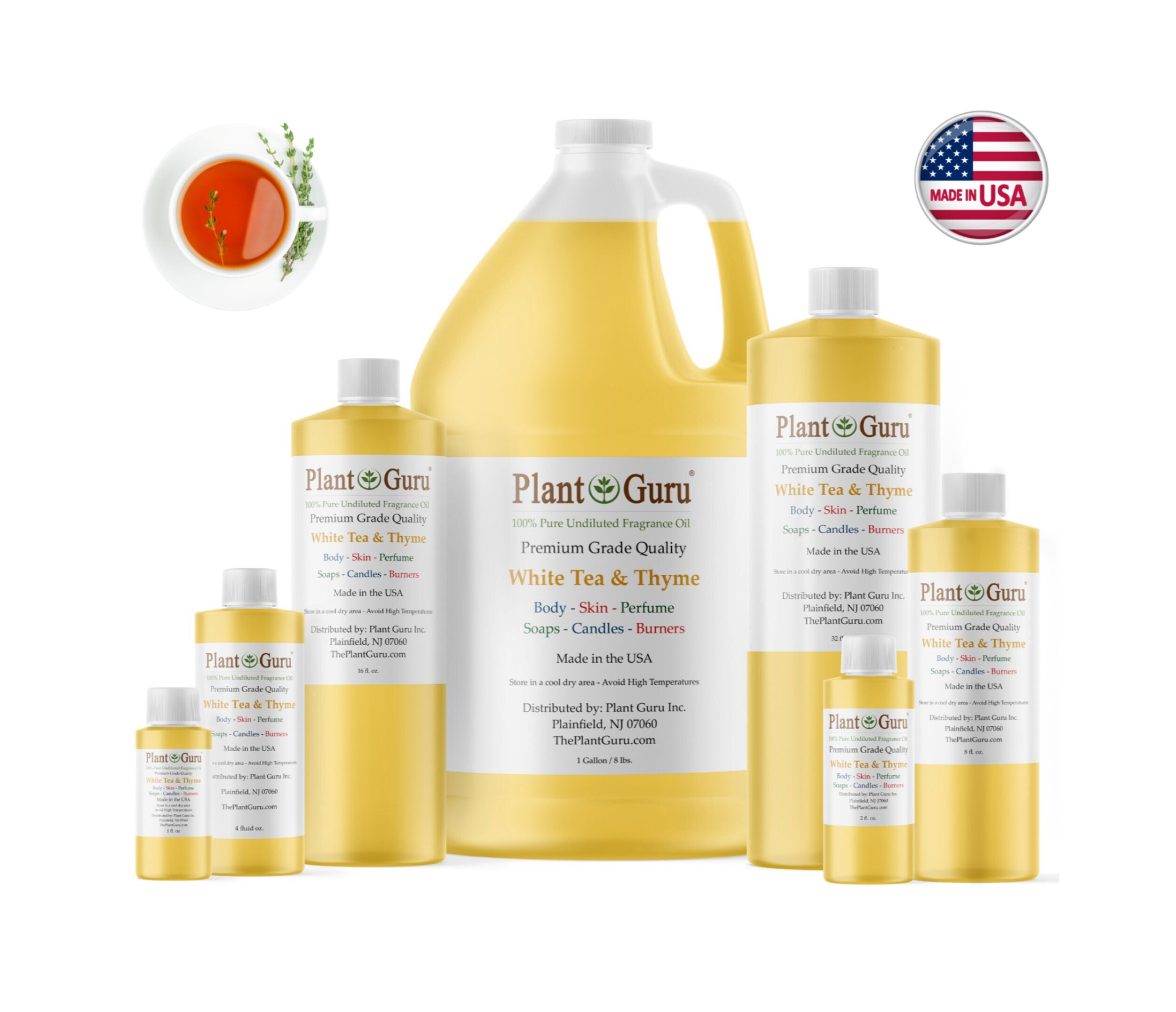 White Tea and Thyme Fragrance Oil Scented Oils for Body Etsy