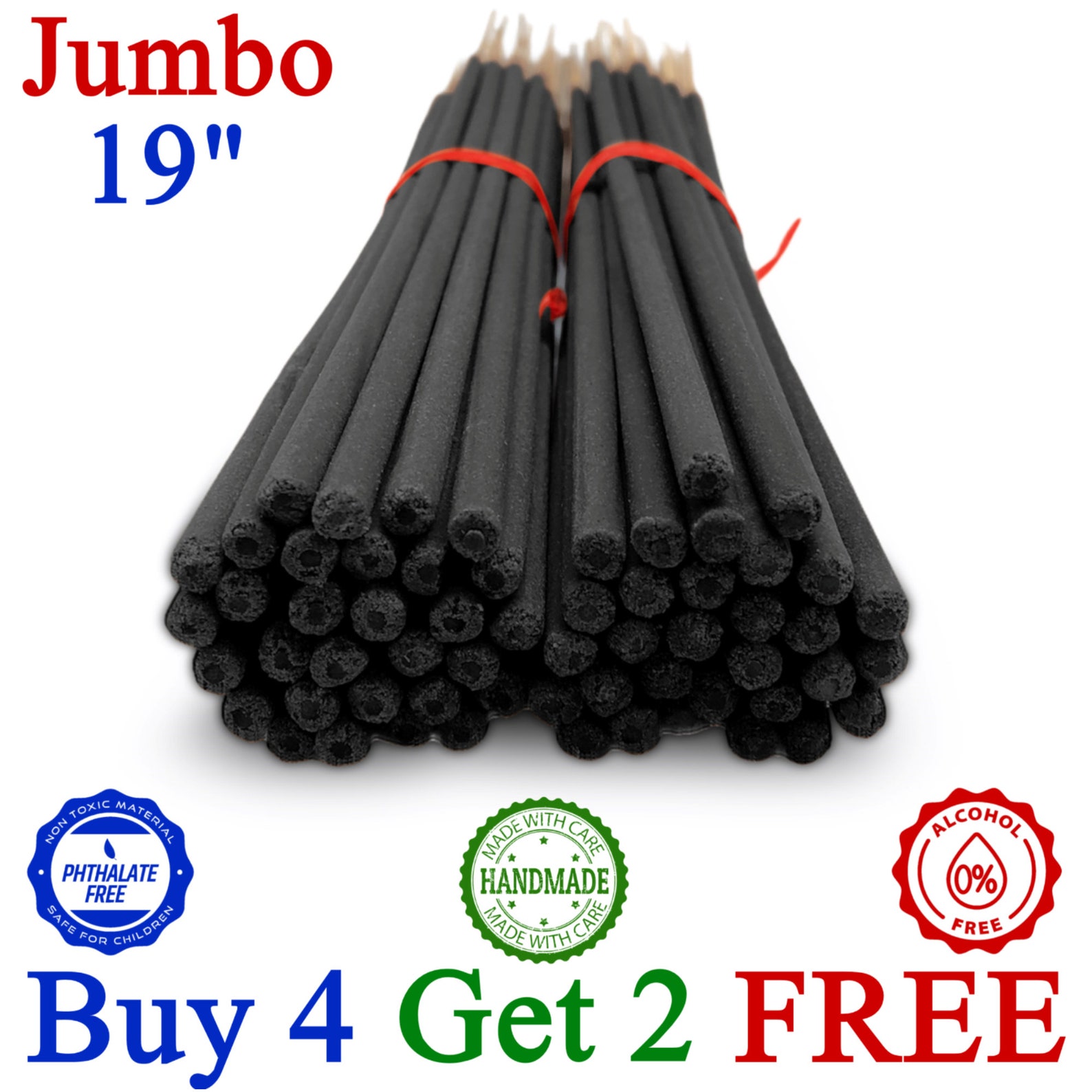 30 Jumbo Incense Sticks 19 BUY 4 GET 2 FREE Long Etsy