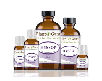 Hyssop Essential Oil 100% Pure Natural Therapeutic Grade, Hyssop Officinalis, Bulk Wholesale For Skin, Soap, Candle and Diffuser