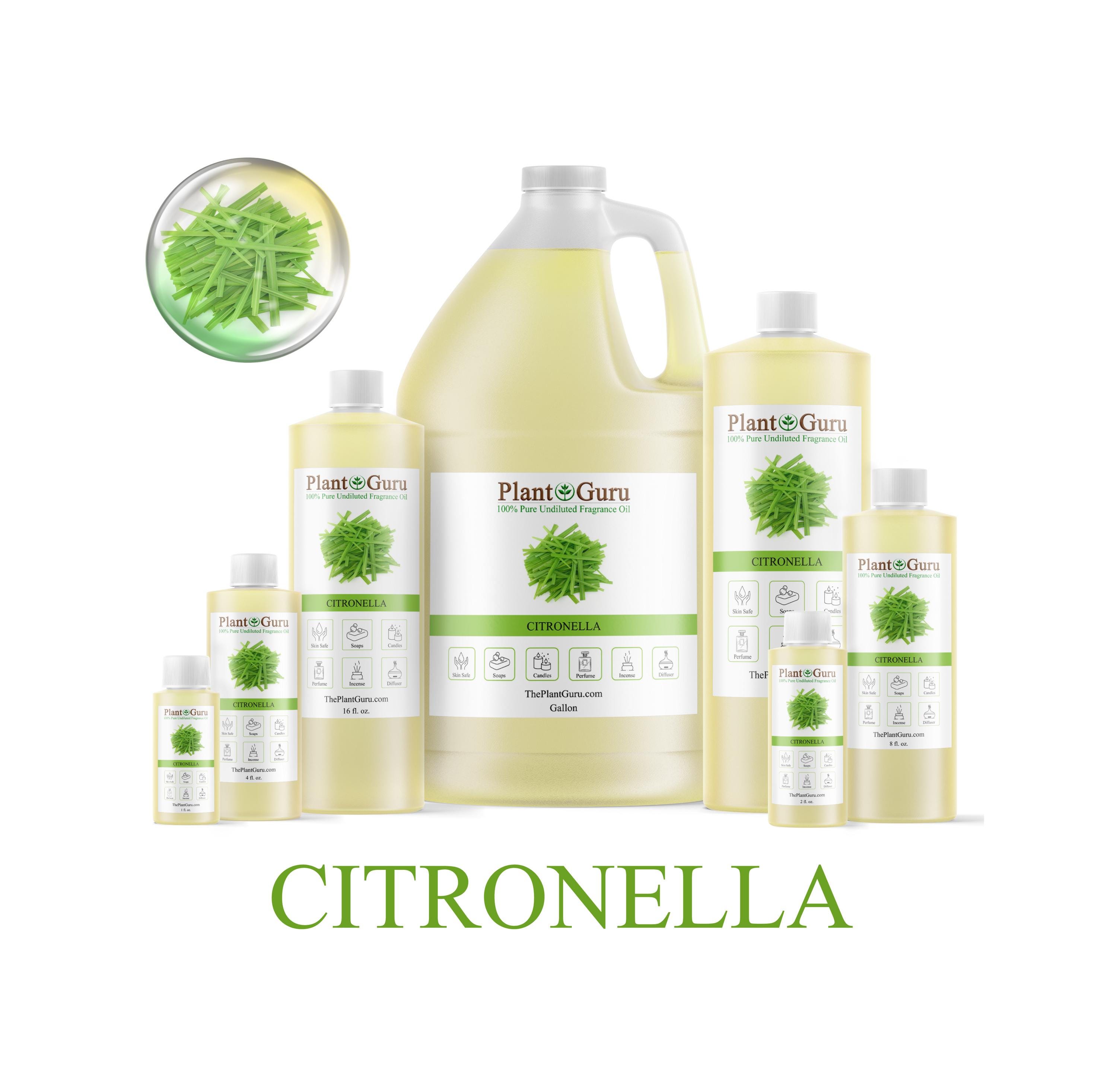 Citronella Fragrance Oil Scented Oils For Body Butter, Candle Making, Soap Making, Perfume and Diffuser. Bulk Wholesale