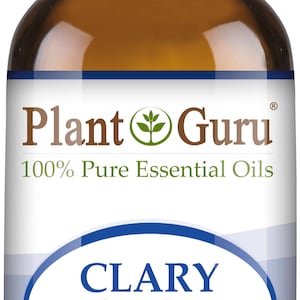 Clary Sage Essential Oil 100% Pure Natural Therapeutic Grade, Salvia Sclarea, Bulk Wholesale For Skin, Soap, Candle and Diffuser 10 ml. / .33 fl oz.