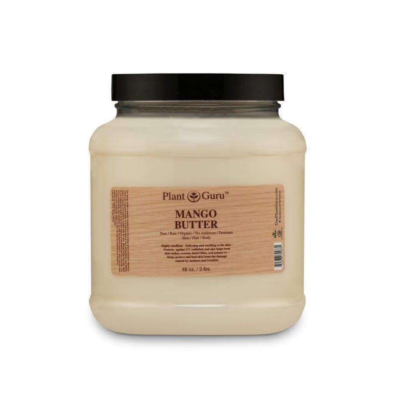 Raw Mango Butter 100% Pure Natural Skin, Body, Hair, Nail Moisturizer, DIY Creams, Balms, Lotions, Soaps. Bulk Whole image 1