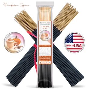 PUMPKIN SPICE Incense Sticks 11" Handmade Hand Dipped Bulk Wholesale