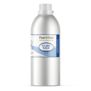 Clary Sage Essential Oil 100% Pure Natural Therapeutic Grade, Salvia Sclarea, Bulk Wholesale For Skin, Soap, Candle and Diffuser 32 oz. / 2 lbs. Bulk
