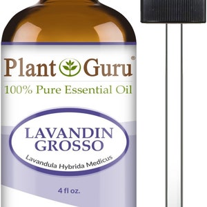 Lavandin Grosso Essential Oil 100% Pure Natural Therapeutic Grade, Lavandula Hybrida Medicus, Bulk For Skin, Soap, Candle and Diffuser image 7