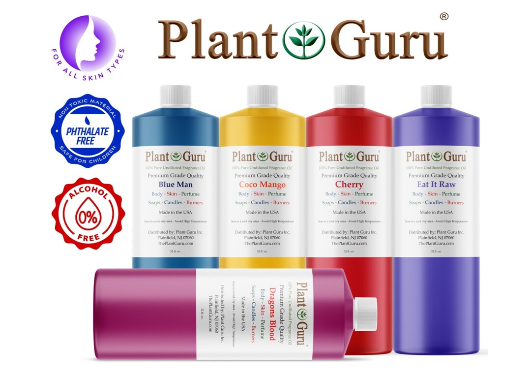 Fragrance Oil 32 Oz. Bulk Wholesale Scented Oils for Body Butter, Candle Making, Soap Making