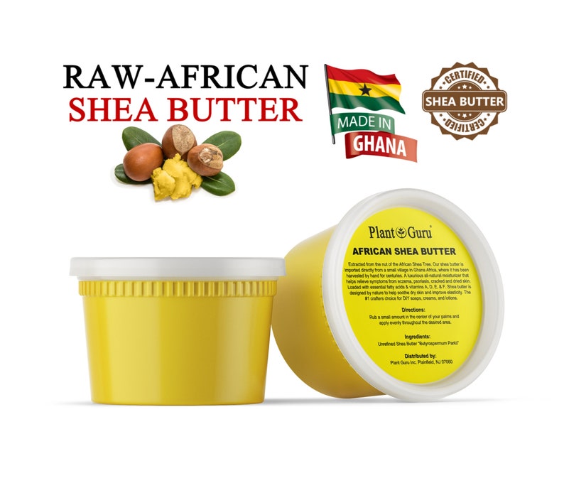 Raw African Shea Butter 16 Oz. 100 Pure Natural Unrefined Etsy