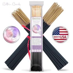 COTTON CANDY Incense Sticks 11&quot; Handmade Hand Dipped Bulk Wholesale