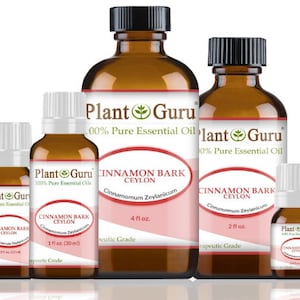 Cinnamon Bark Ceylon Essential Oil 100% Pure Natural Therapeutic Grade Cinnamomum Zeylanicum Bulk For Skin, Soap, Candle and Diffuser