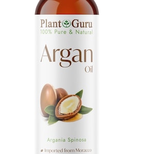 Argan Oil Morocco 100% Pure Natural Cold Pressed Unrefined Virgin For Hair, Skin 8 oz.