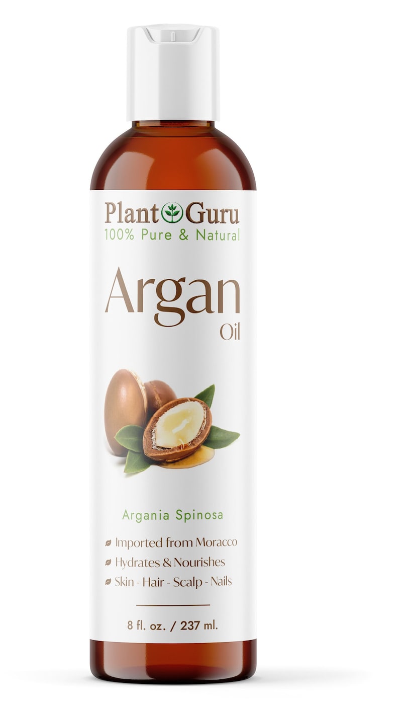 Argan Oil Morocco 100% Pure Natural Cold Pressed Unrefined Virgin For Hair, Skin 8 oz.