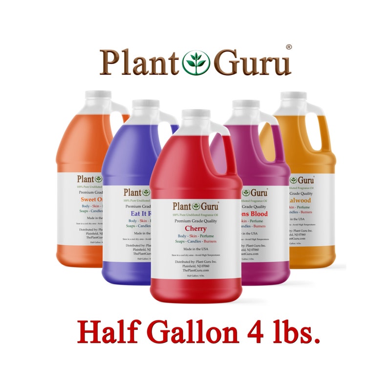 Fragrance Oil HALF GALLON 4 Lbs. Bulk Wholesale Scented Oils Etsy