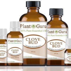 Clove Bud Essential Oil 100% Pure Natural Therapeutic Grade, Syzygium Aromaticum, Bulk Wholesale For Skin, Soap, Candle and Diffuser