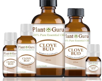 Clove Bud Essential Oil 100% Pure Natural Therapeutic Grade, Syzygium Aromaticum, Bulk Wholesale For Skin, Soap, Candle and Diffuser