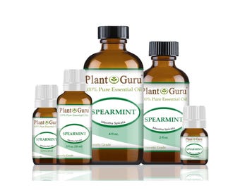 Spearmint Essential Oil 100% Pure Natural Therapeutic Grade, Mentha Spicata, Bulk Wholesale Available For Skin, Soap, Candle and Diffuser